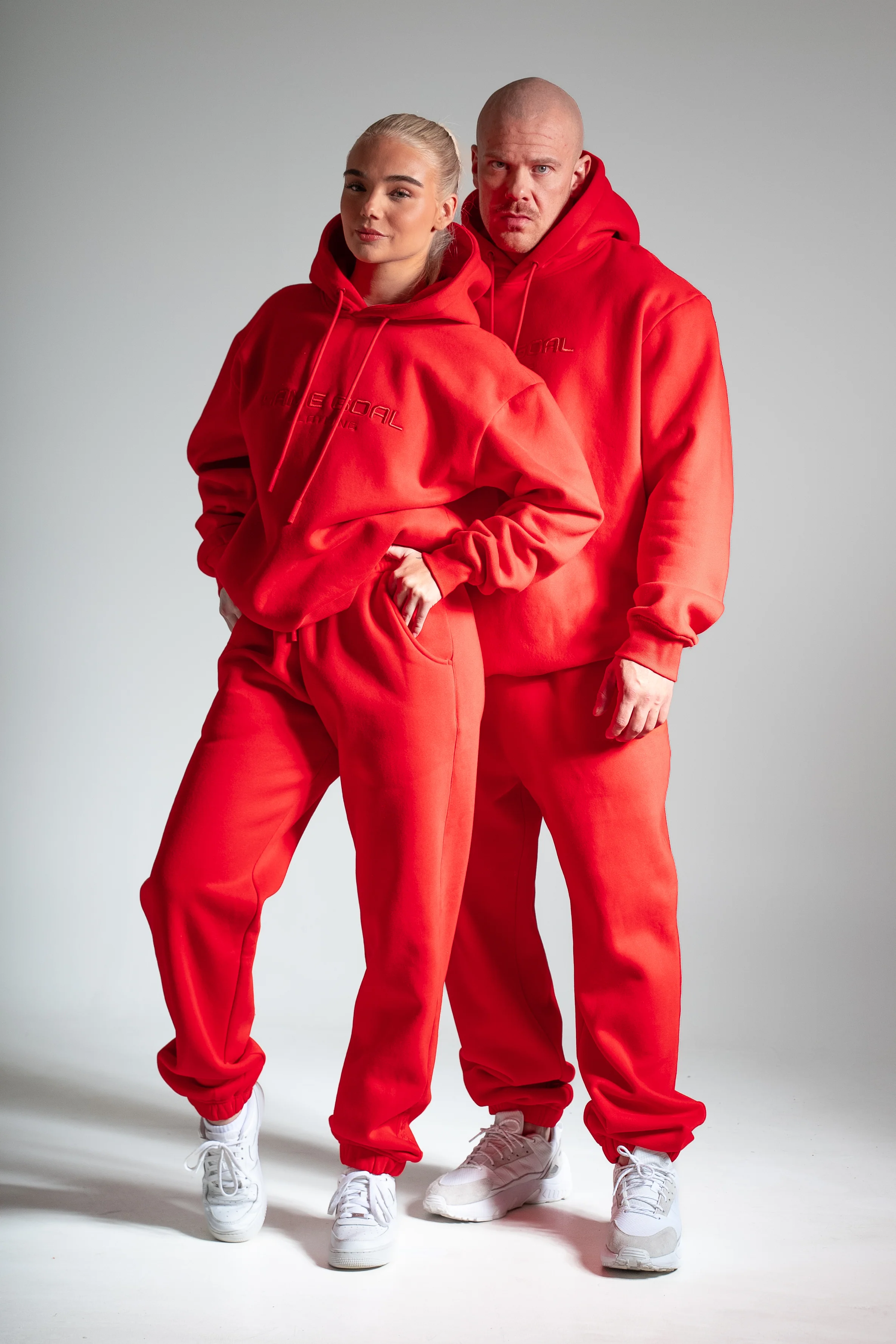 HEAVY collegehousut chili - Image 3