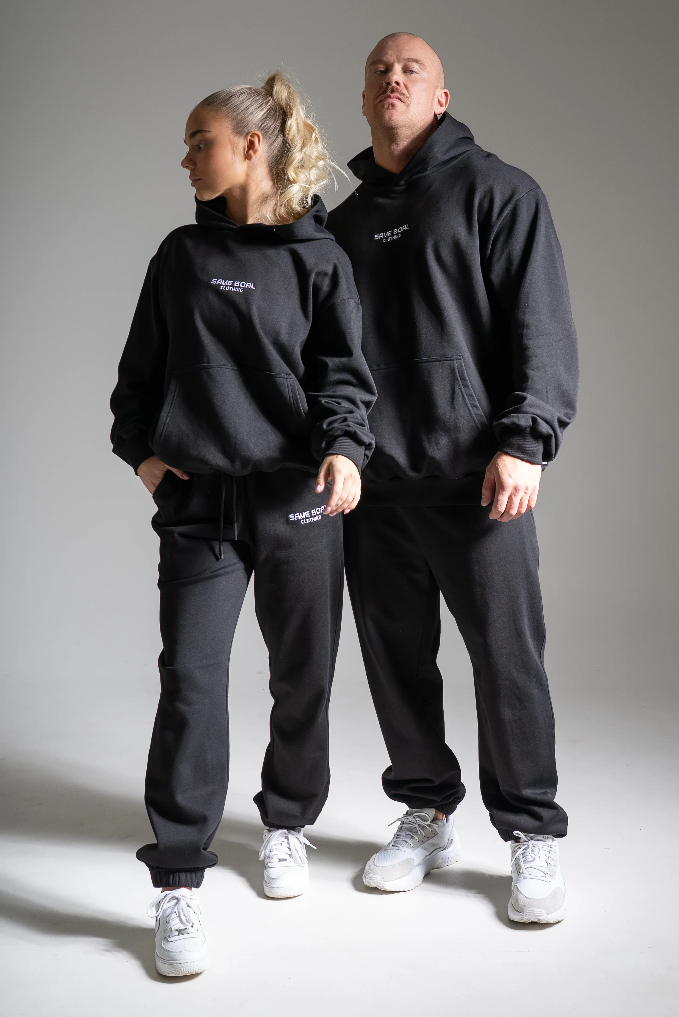 Light Collegehousut musta - Image 4