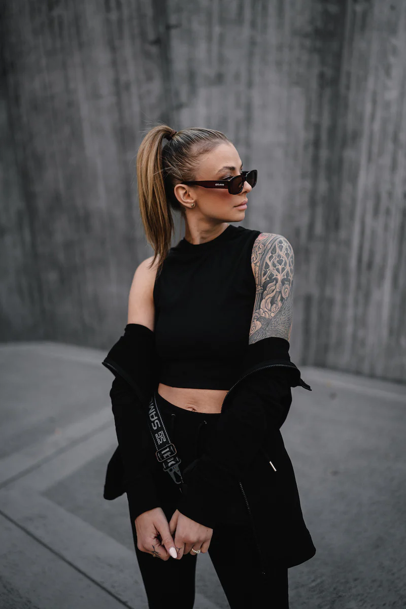 Fancy highneck toppi musta - Image 3