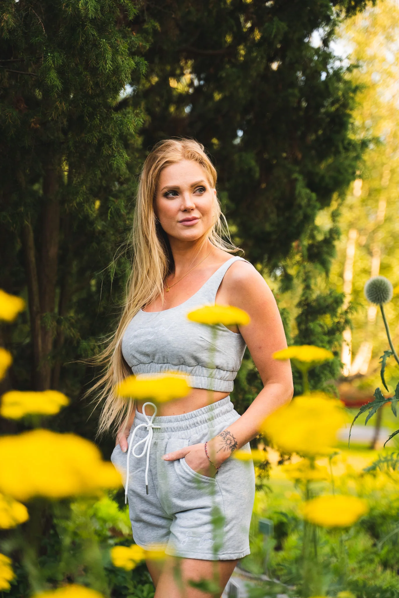 Heat collegeshortsit harmaa - Image 4