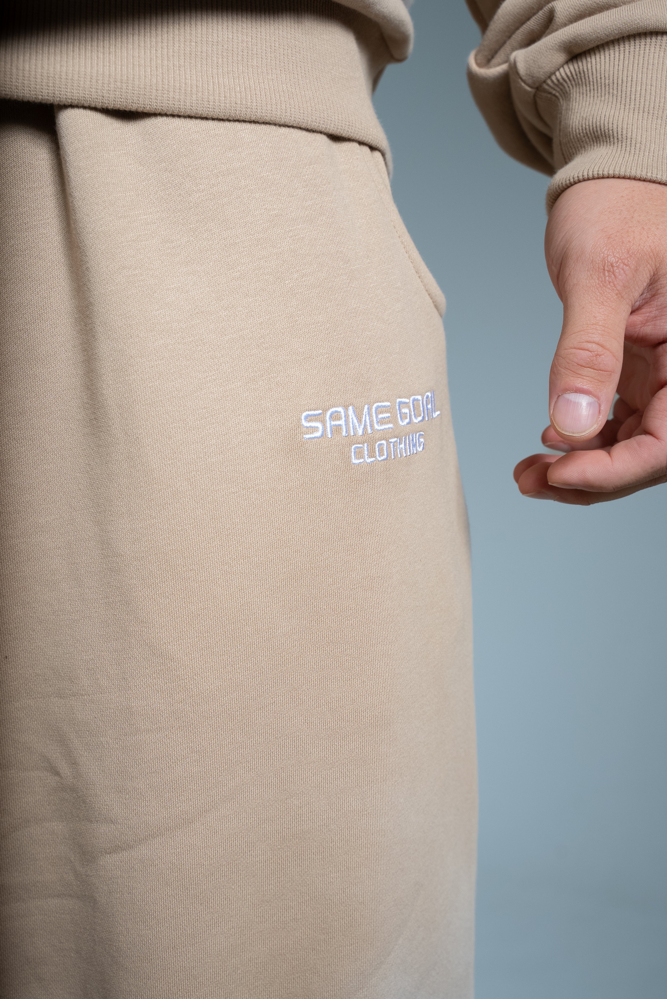 Light Collegehousut beige - Image 4