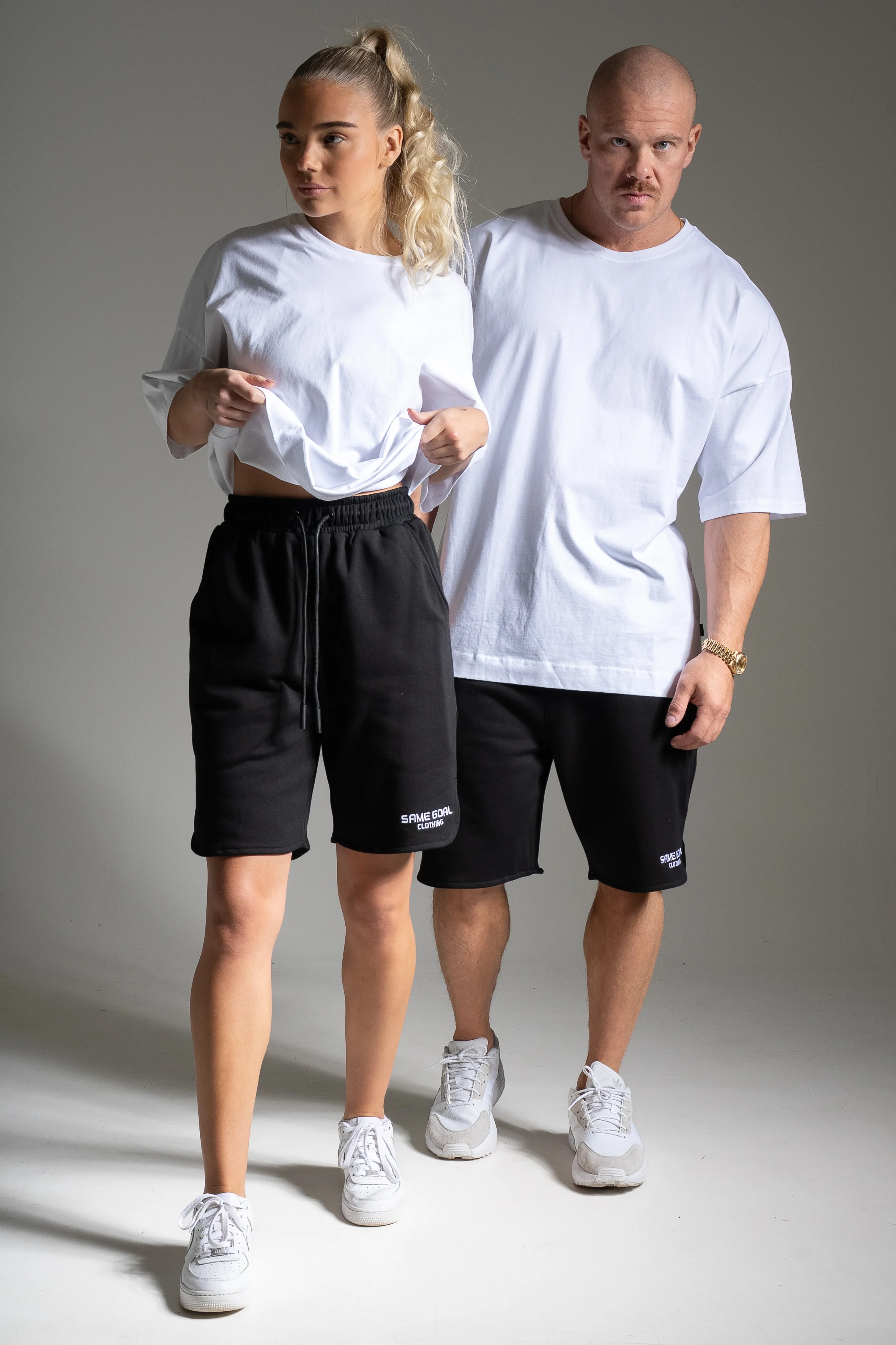 Light collegeshortsit musta - Image 4