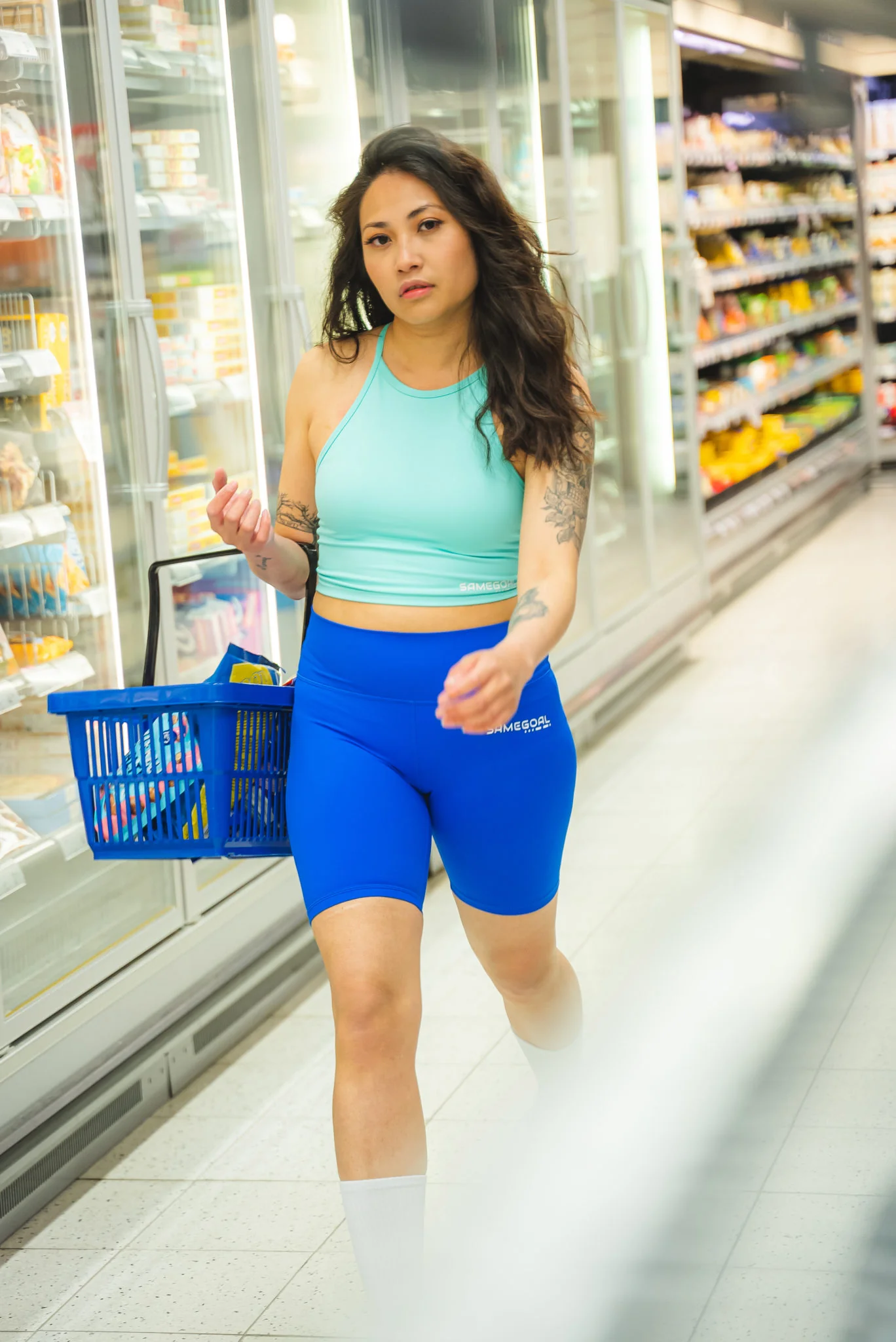 Original pyöräilyshortsit kirkassininen - Image 4