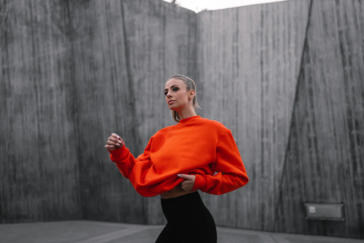 Heavy oversize college oranssi - Image 6