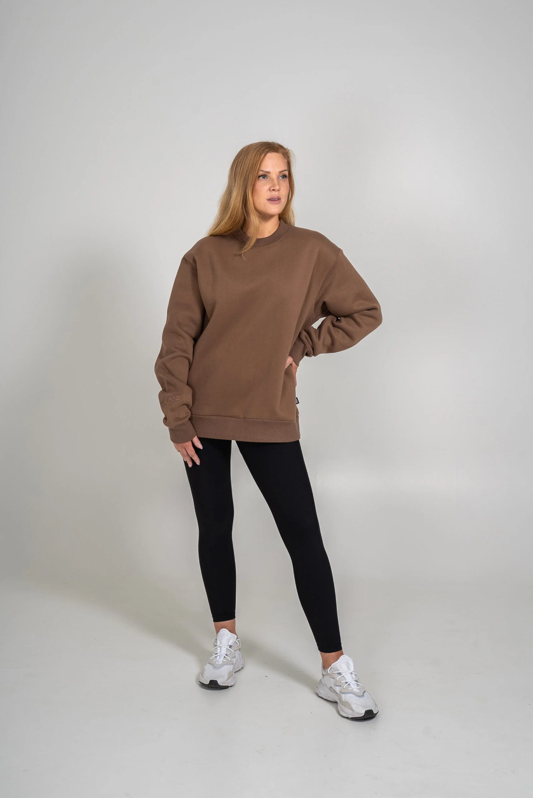 Heavy oversize college ruskea - Image 3