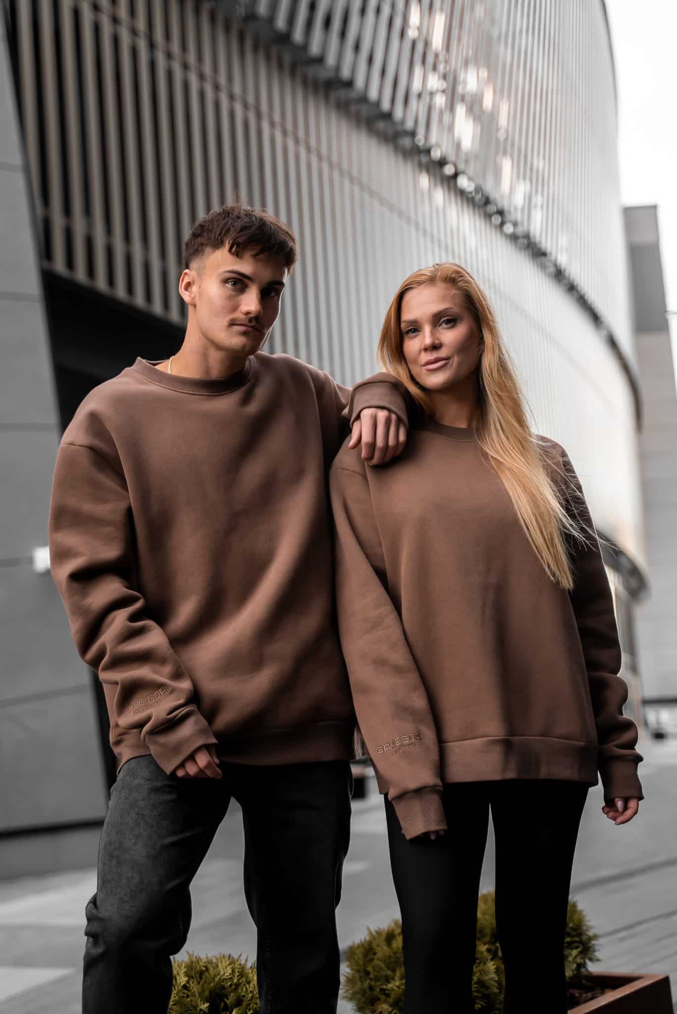 Heavy oversize college ruskea - Image 5