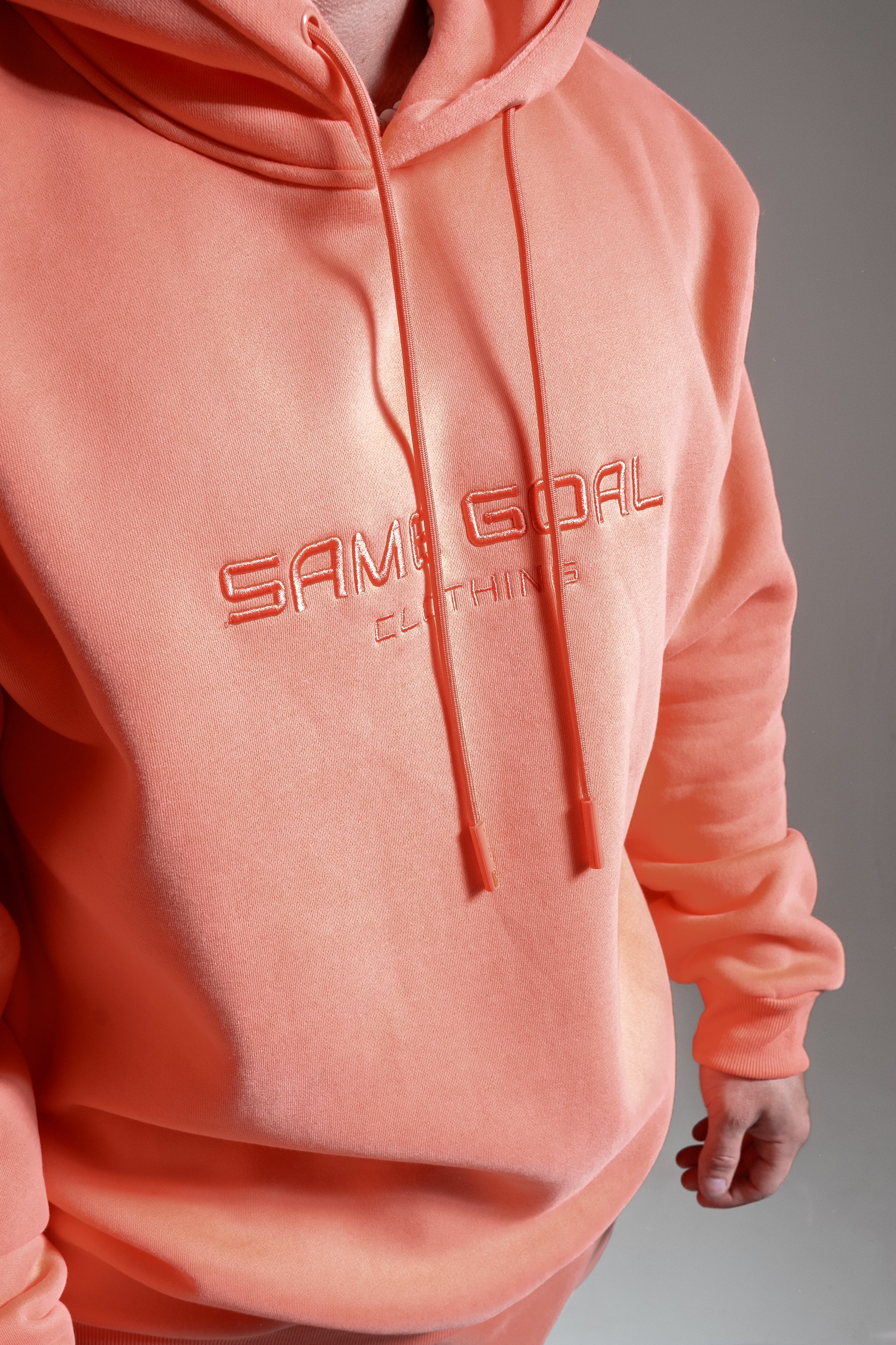 Heavy oversize huppari koralli - Image 4