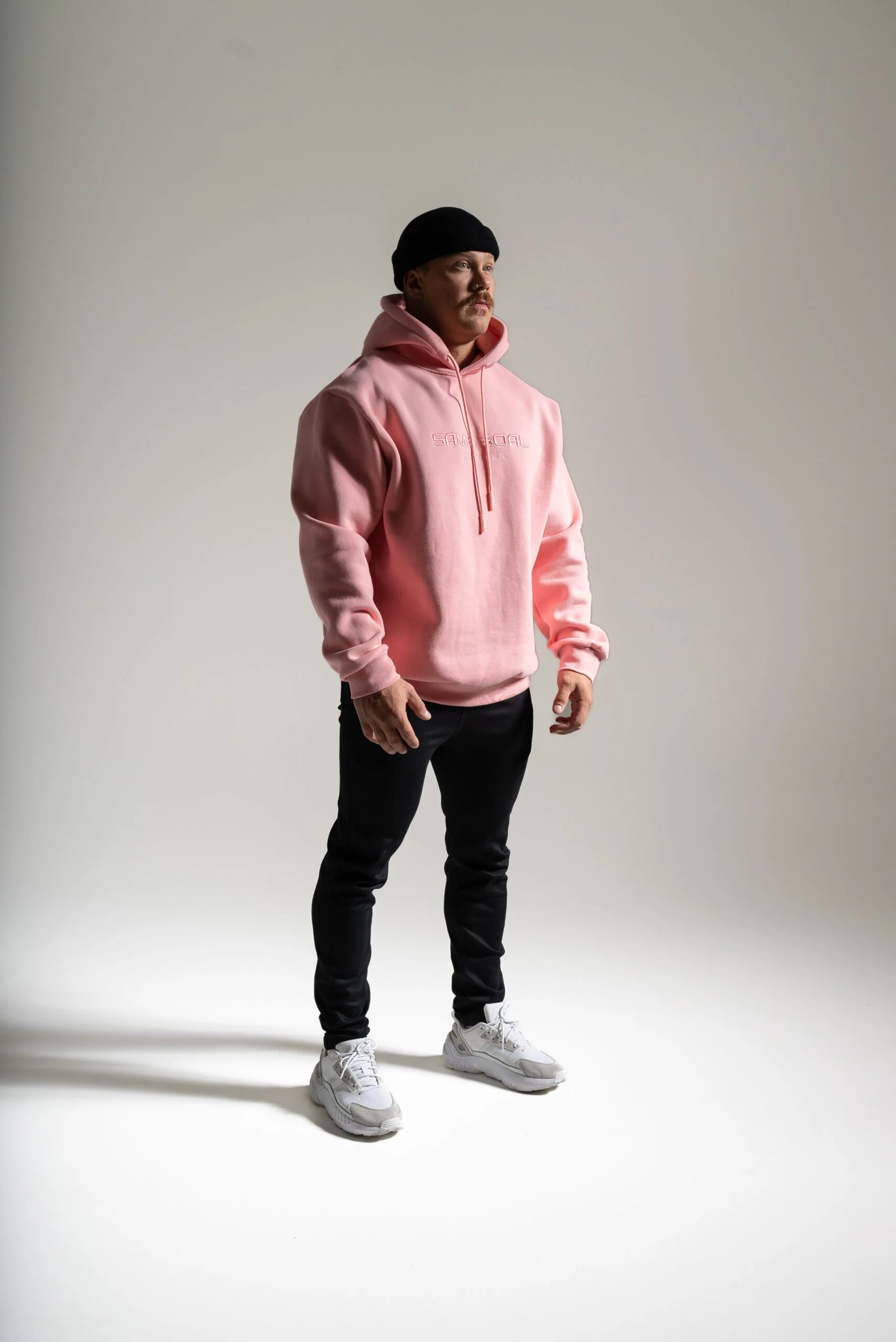 Heavy oversize huppari vaaleanpunainen - Image 3