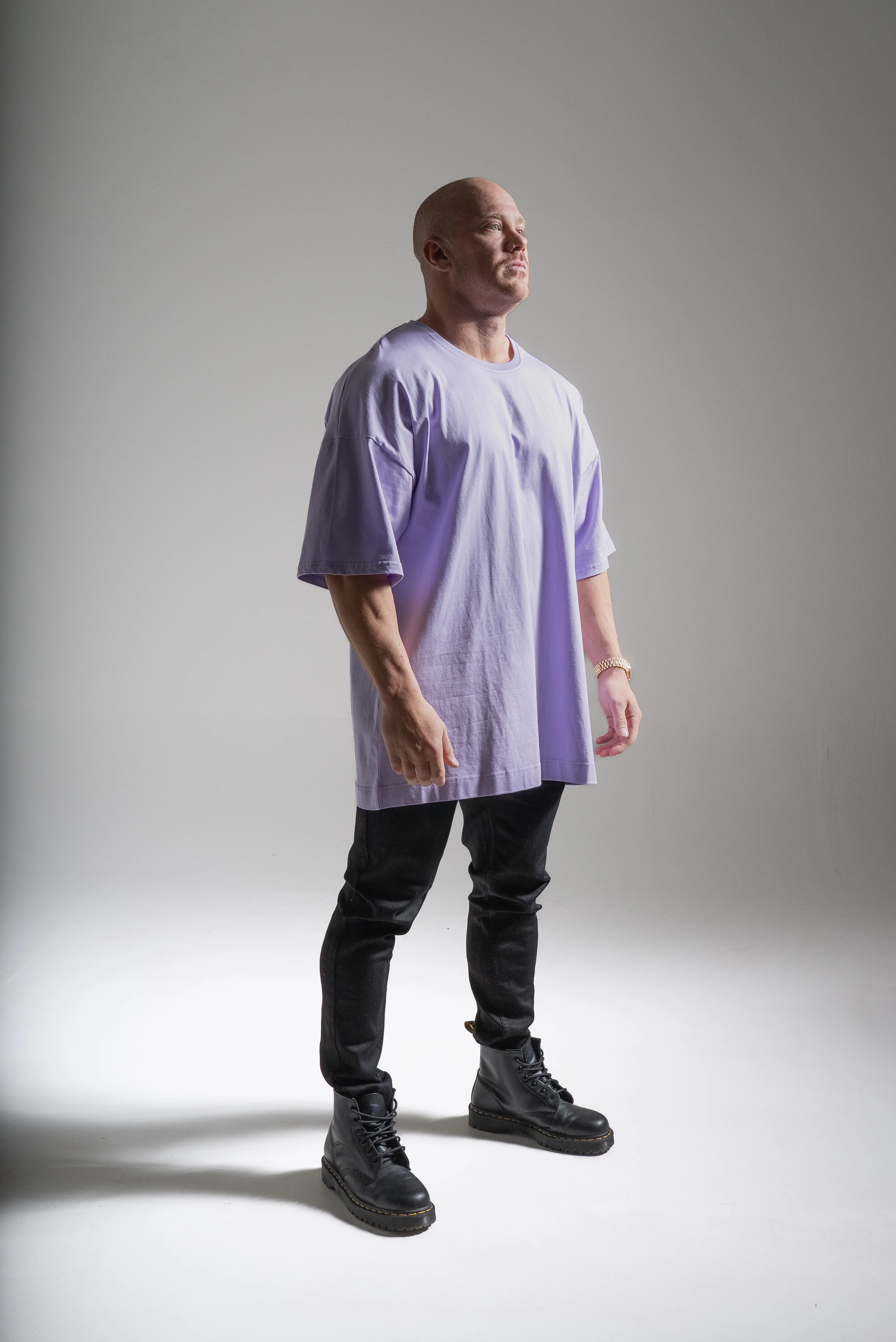 Street oversize t-paita laventeli - Image 3