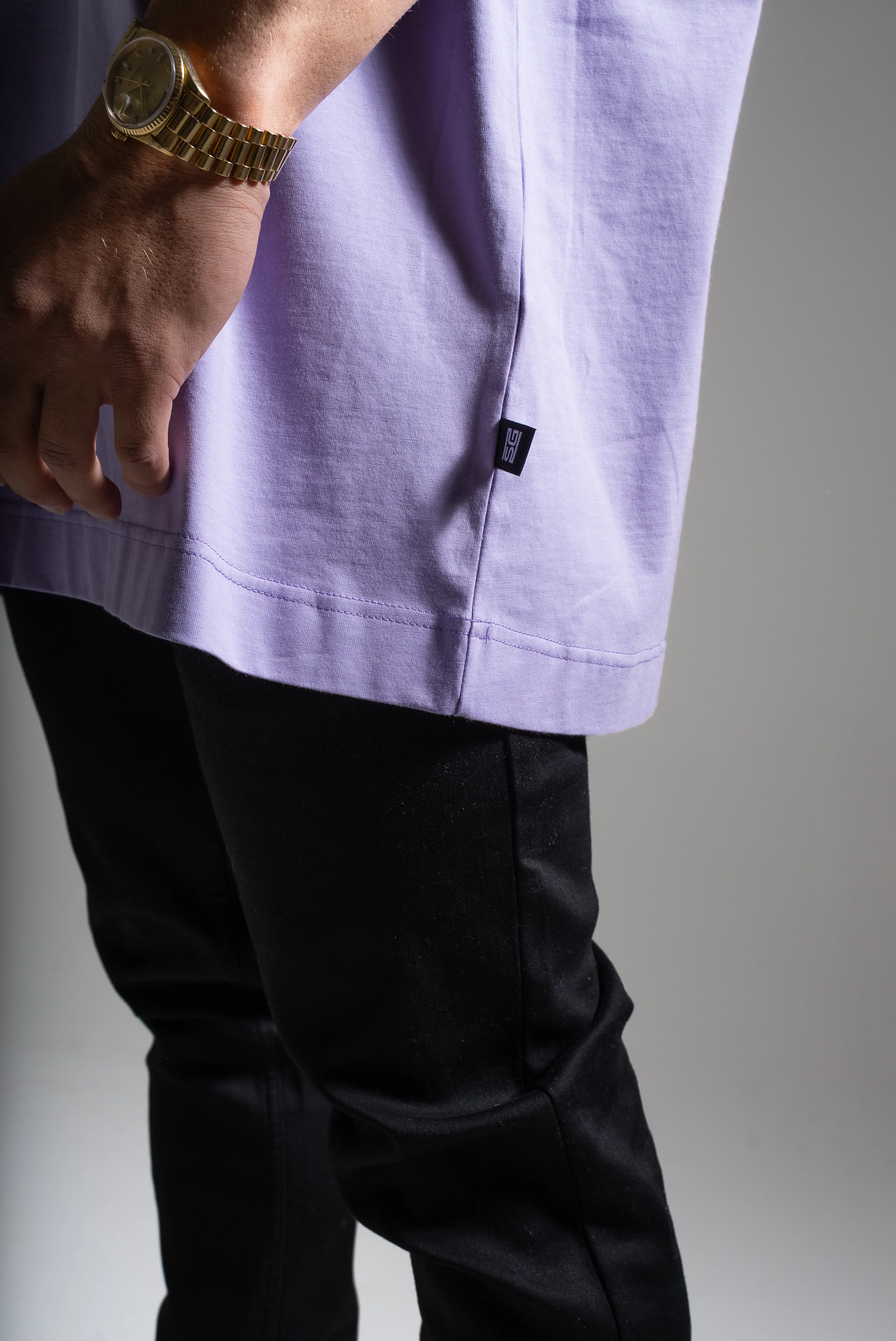 Street oversize t-paita laventeli - Image 5