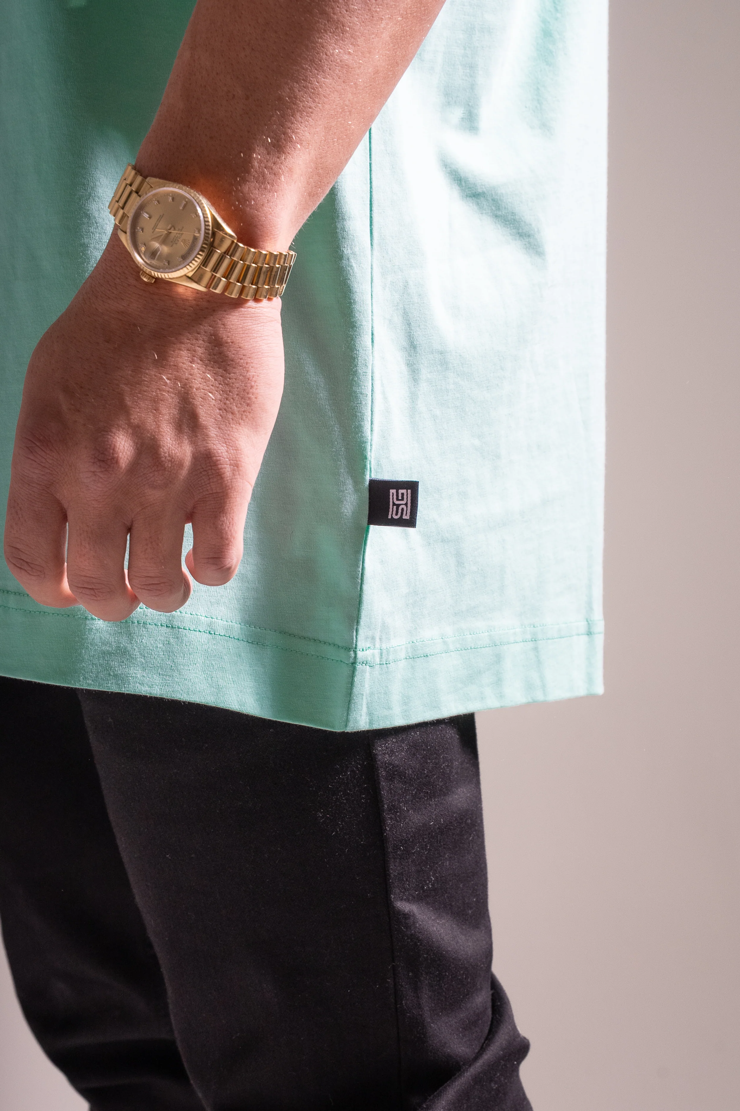 Street oversize t-paita minttu - Image 5