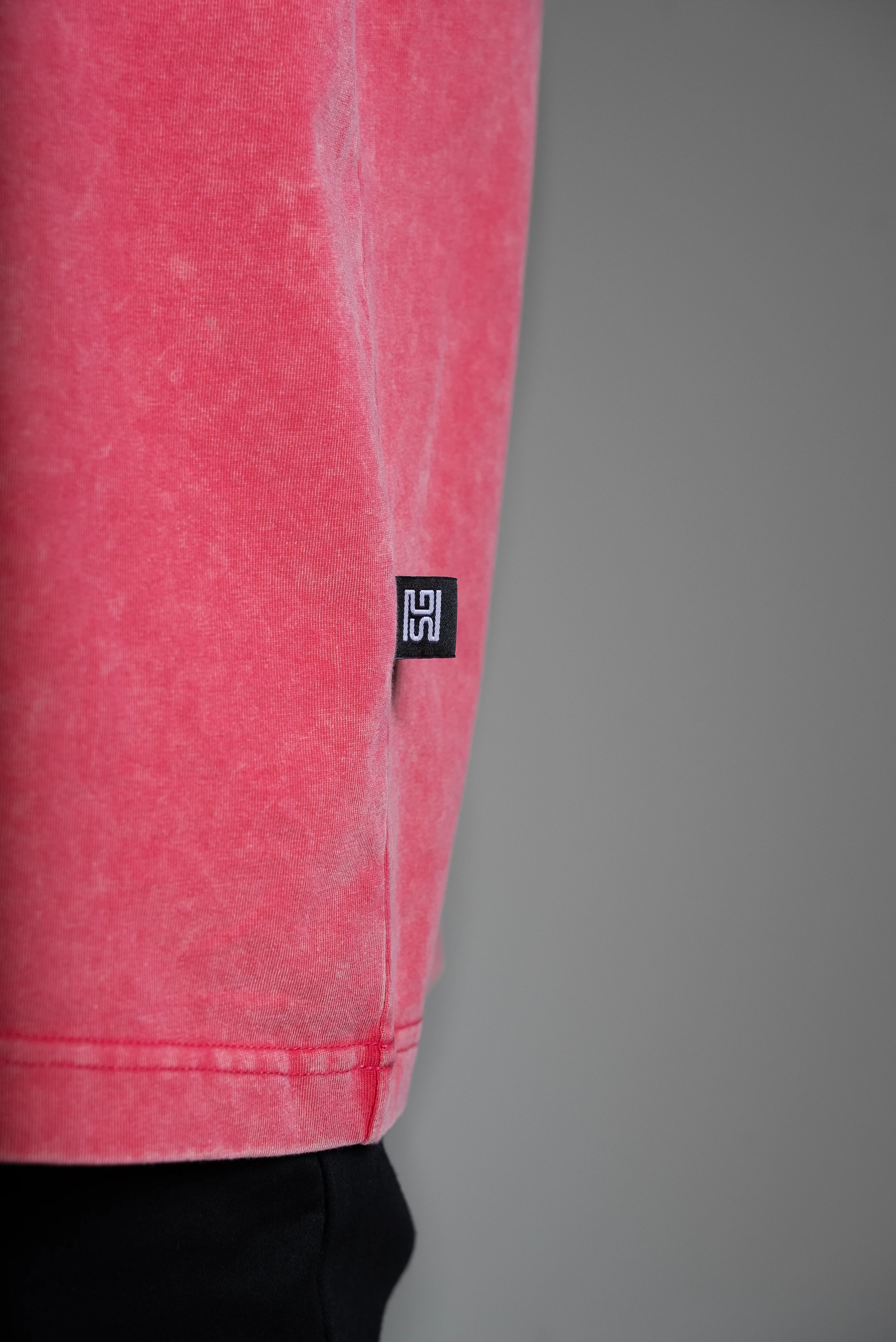 Washed t-paita fuksia - Image 4