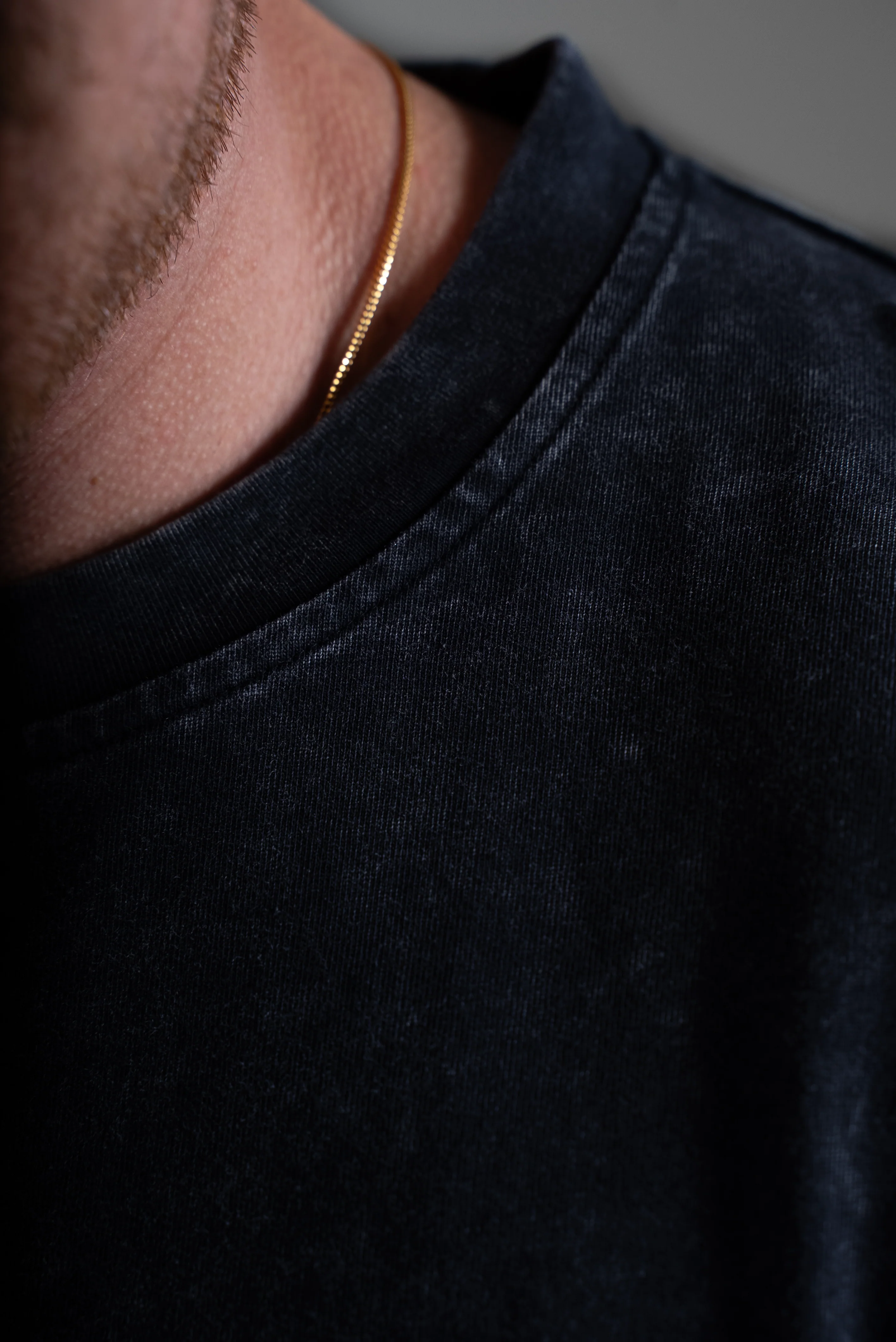 Washed t-paita musta - Image 3