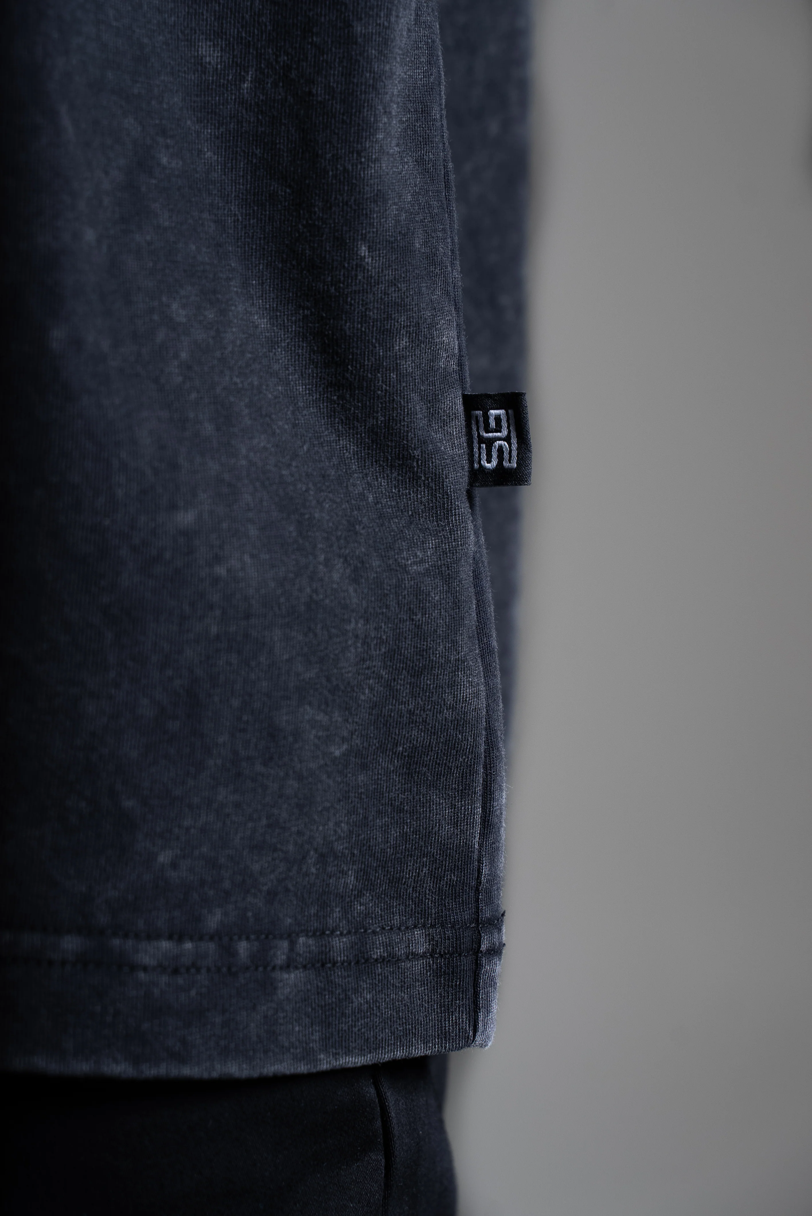 Washed t-paita musta - Image 4